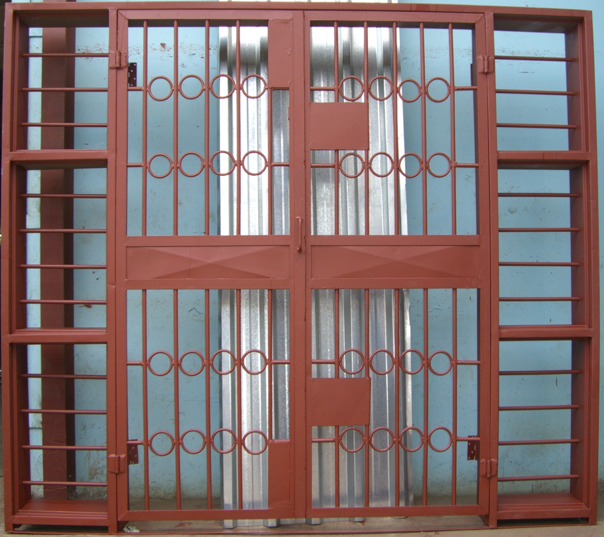 METAL DOUBLE DOOR FRAME